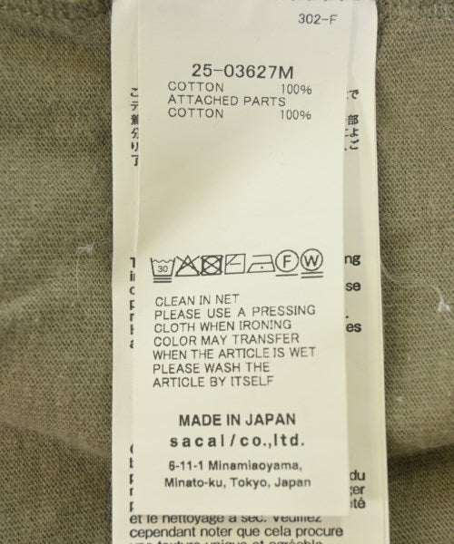 sacai เสื้อยืด/เสื้อท็อปส์