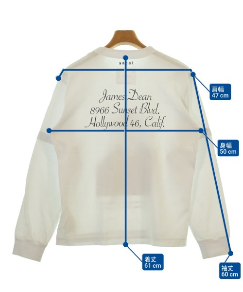sacai เสื้อยืด/เสื้อท็อปส์