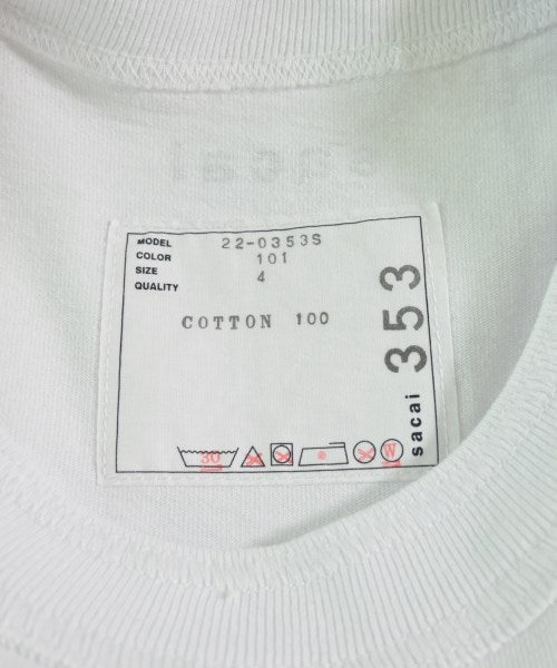 sacai เสื้อยืด/เสื้อท็อปส์