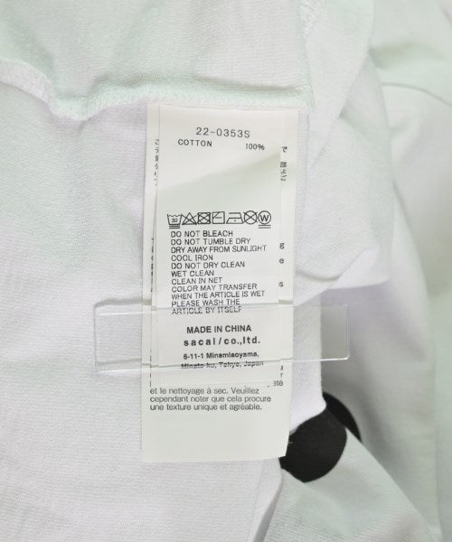 sacai เสื้อยืด/เสื้อท็อปส์