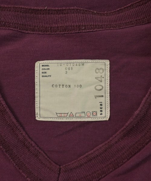 sacai เสื้อยืด/เสื้อท็อปส์