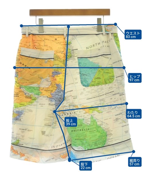 sacai กางเกงขาสั้น