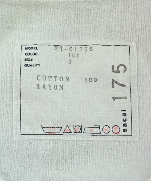 sacai เสื้อยืด/เสื้อท็อปส์