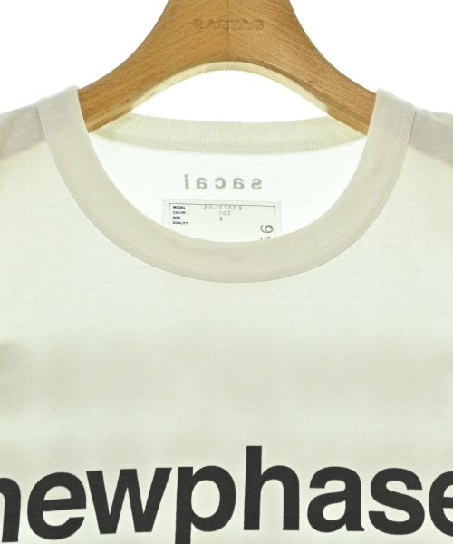 sacai เสื้อยืด/เสื้อท็อปส์