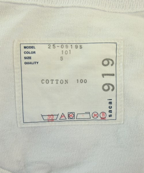 sacai เสื้อยืด/เสื้อท็อปส์