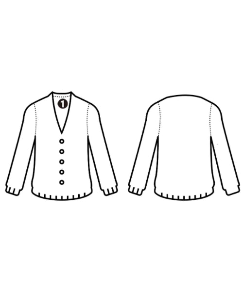 sacai เสื้อคาร์ดิแกน