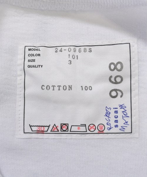 sacai เสื้อยืด/เสื้อท็อปส์