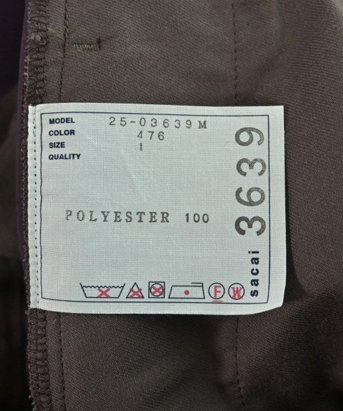 sacai กางเกงขายาว