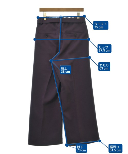 sacai กางเกงขายาว