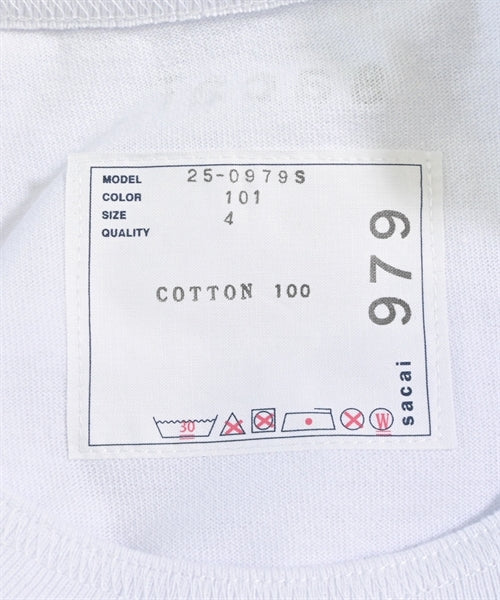 sacai เสื้อยืด/เสื้อท็อปส์