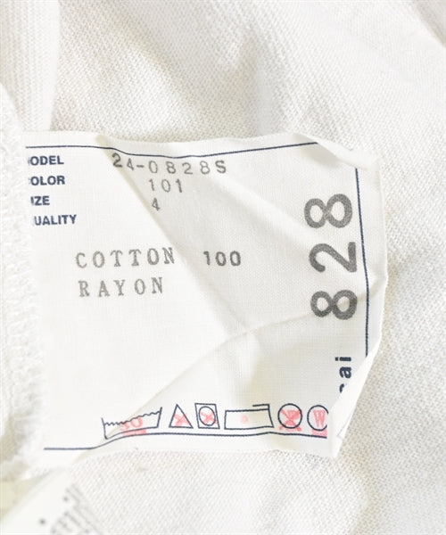 sacai เสื้อยืด/เสื้อท็อปส์