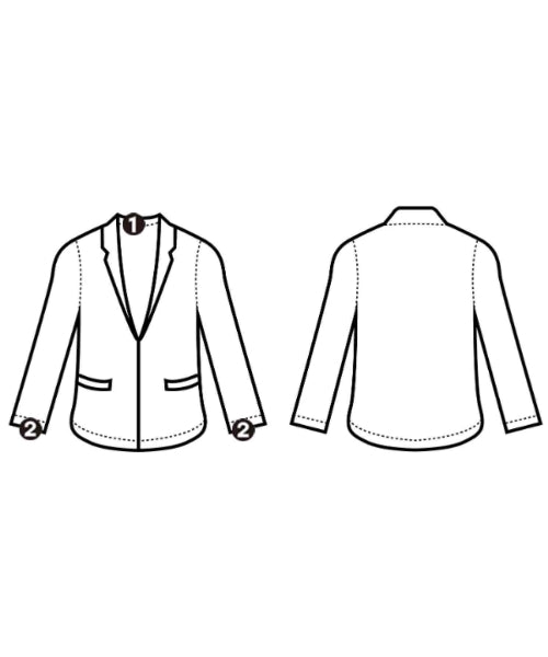 sacai แจ็คเก็ตลำลอง