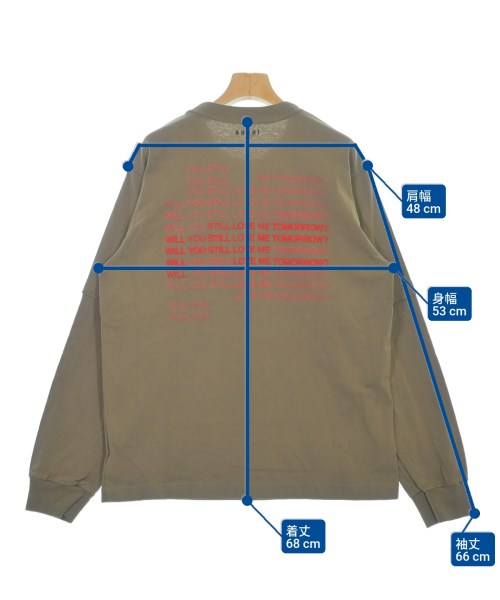 sacai เสื้อยืด/เสื้อท็อปส์