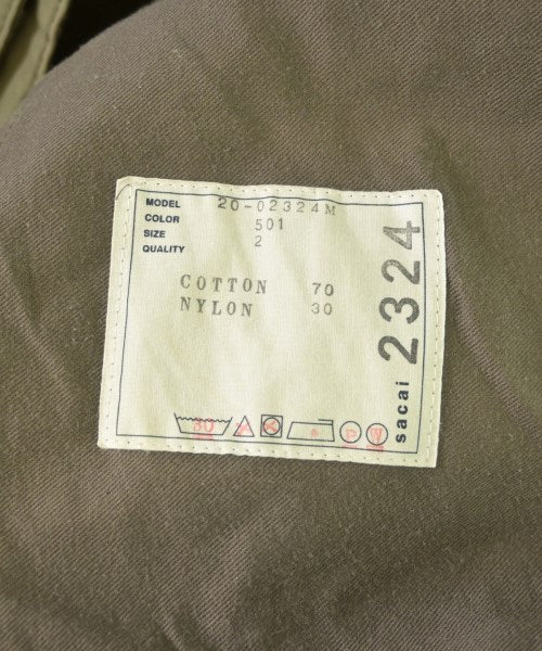 sacai กางเกงมีกระเป๋าข้างกางเกง2-4 กระเป๋า