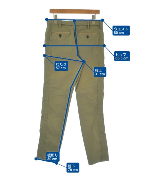 sacai กางเกงมีกระเป๋าข้างกางเกง2-4 กระเป๋า