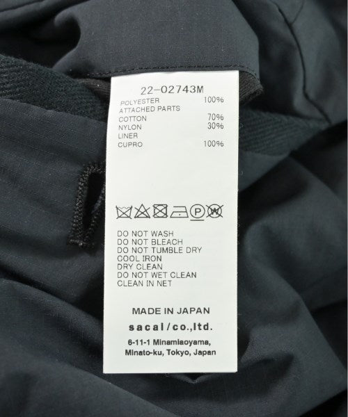 sacai กางเกงมีกระเป๋าข้างกางเกง2-4 กระเป๋า