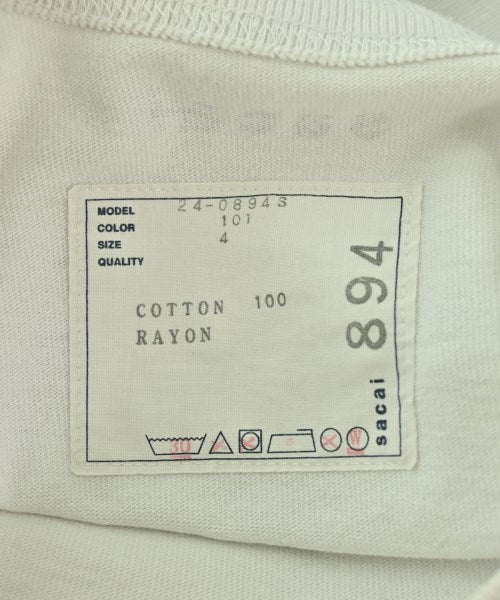 sacai เสื้อยืด/เสื้อท็อปส์