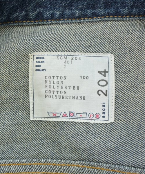sacai แจ็คเก็ตยีนส์