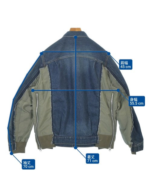 sacai แจ็คเก็ตยีนส์