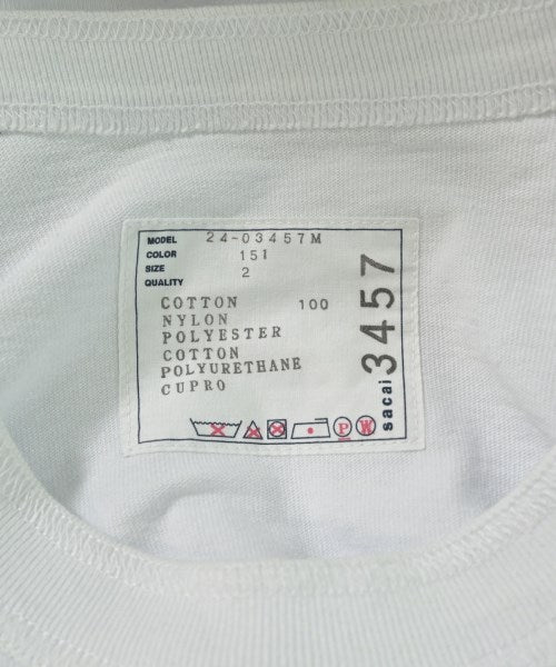 sacai เสื้อยืด/เสื้อท็อปส์