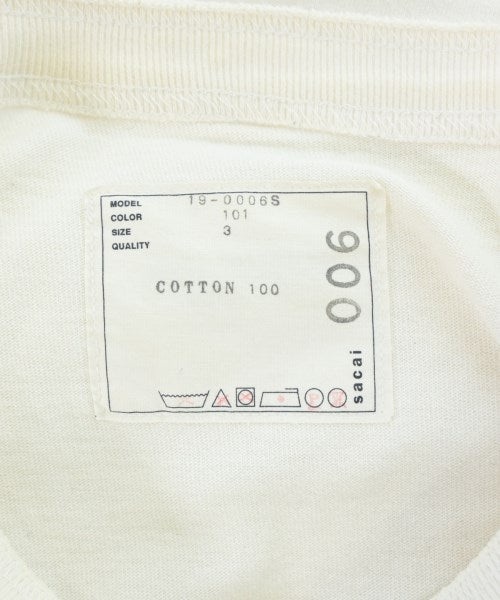 sacai เสื้อยืด/เสื้อท็อปส์
