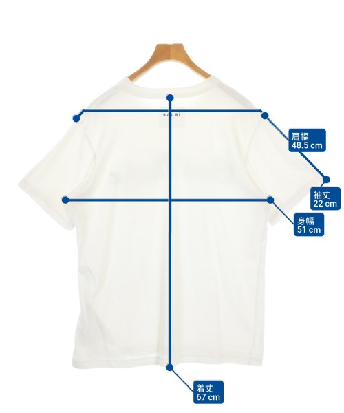 sacai เสื้อยืด/เสื้อท็อปส์