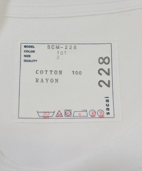 sacai เสื้อยืด/เสื้อท็อปส์