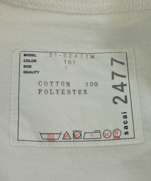 sacai เสื้อยืด/เสื้อท็อปส์