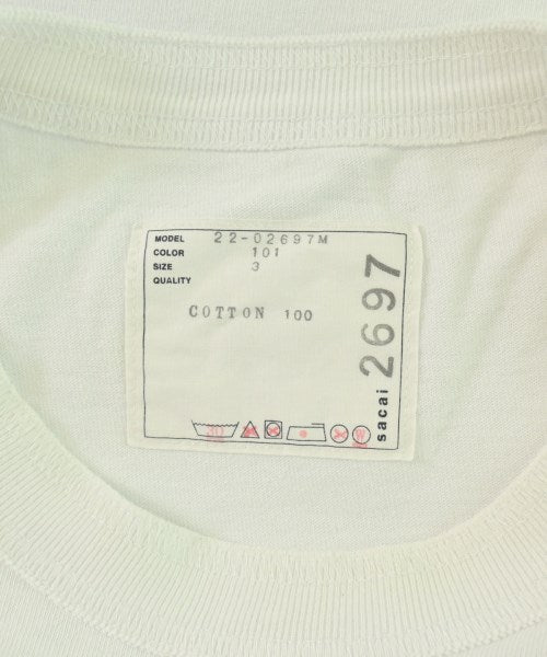 sacai เสื้อยืด/เสื้อท็อปส์