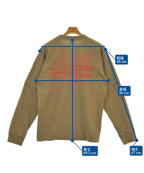 sacai เสื้อยืด/เสื้อท็อปส์