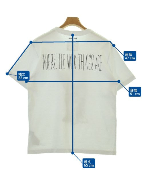 sacai เสื้อยืด/เสื้อท็อปส์