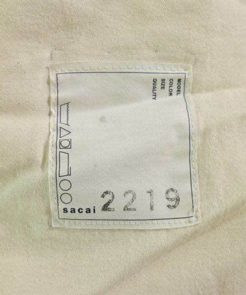 sacai กางเกงมีกระเป๋าข้างกางเกง2-4 กระเป๋า