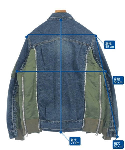 sacai แจ็คเก็ตยีนส์