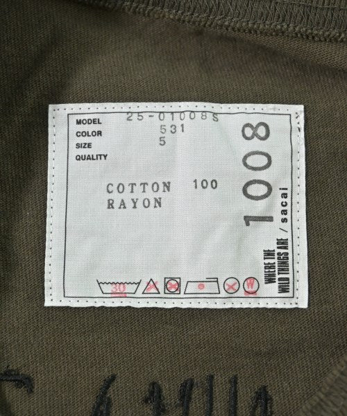 sacai เสื้อยืด/เสื้อท็อปส์