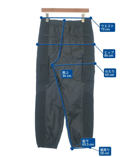sacai กางเกงมีกระเป๋าข้างกางเกง2-4 กระเป๋า