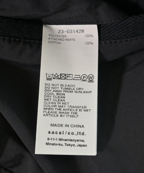 sacai กางเกงมีกระเป๋าข้างกางเกง2-4 กระเป๋า