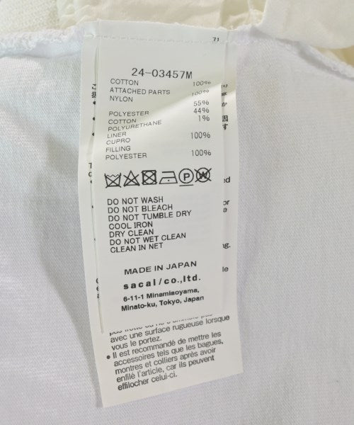 sacai เสื้อยืด/เสื้อท็อปส์