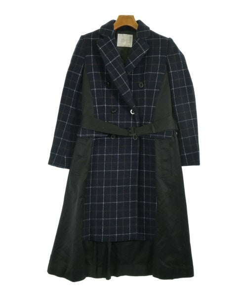 sacai เสื้อโค้ทเชสเตอร์ฟิลด์