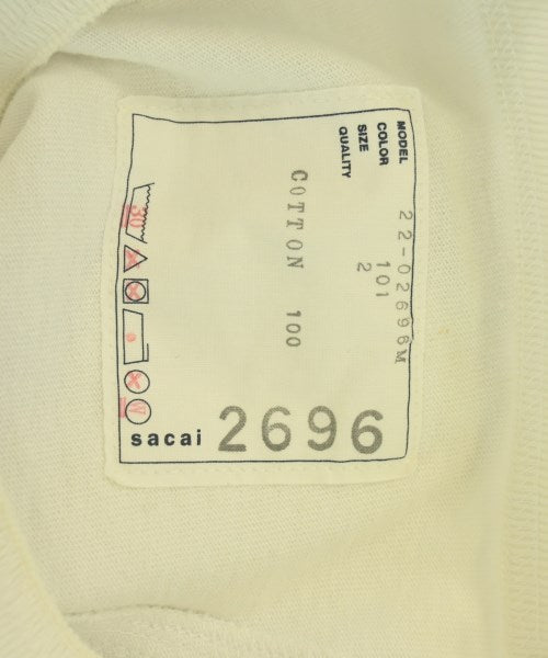 sacai เสื้อยืด/เสื้อท็อปส์