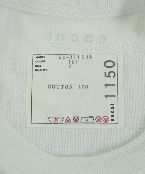 sacai เสื้อยืด/เสื้อท็อปส์