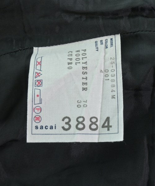sacai กางเกงมีกระเป๋าข้างกางเกง2-4 กระเป๋า
