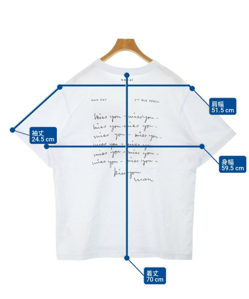 sacai เสื้อยืด/เสื้อท็อปส์