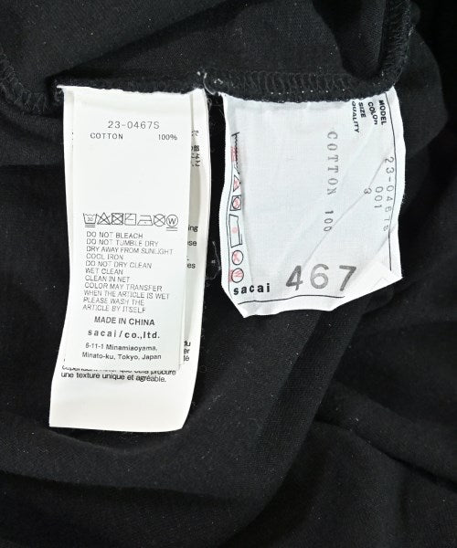 sacai เสื้อยืด/เสื้อท็อปส์