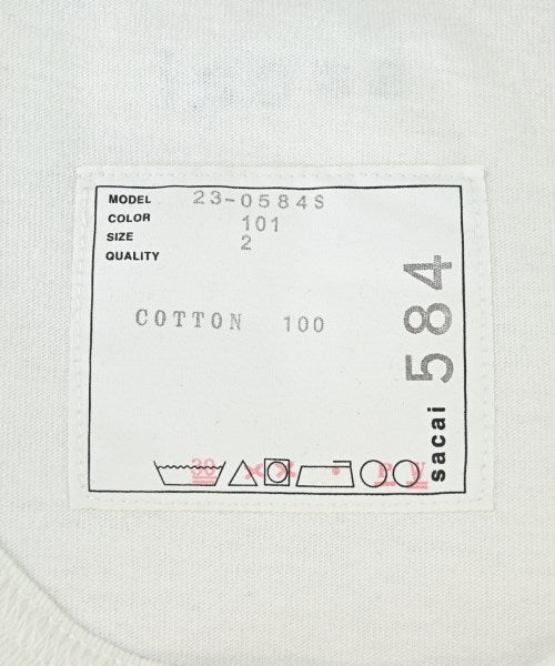 sacai เสื้อยืด/เสื้อท็อปส์