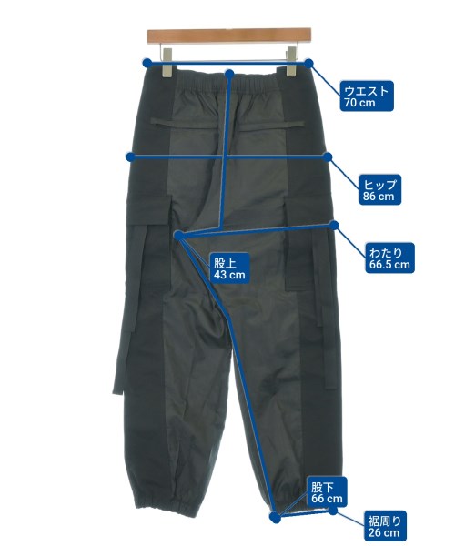 sacai กางเกงมีกระเป๋าข้างกางเกง2-4 กระเป๋า