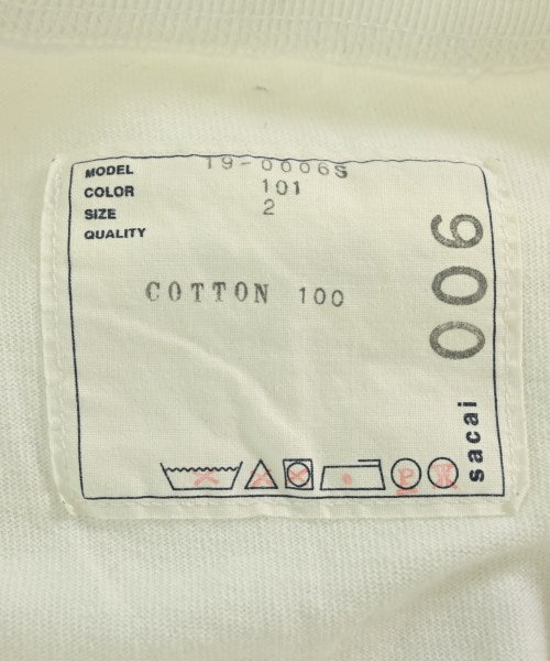 sacai เสื้อยืด/เสื้อท็อปส์