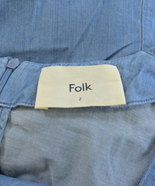 FOLK ชุดเอี๊ยม/เสื้อคลุมหลวมๆ/จั๊มสูท