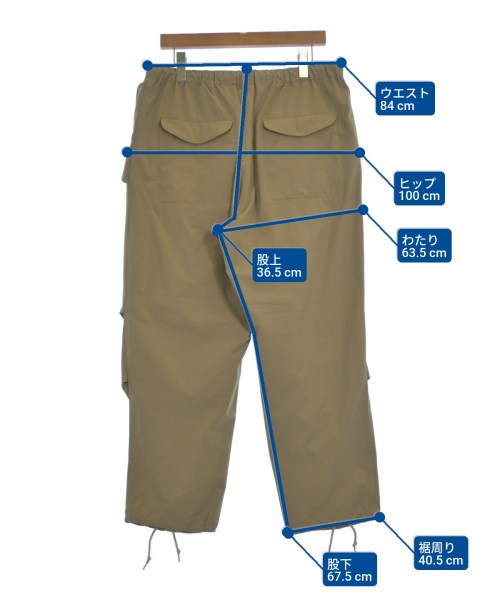 BEAMS PLUS กางเกงมีกระเป๋าข้างกางเกง2-4 กระเป๋า