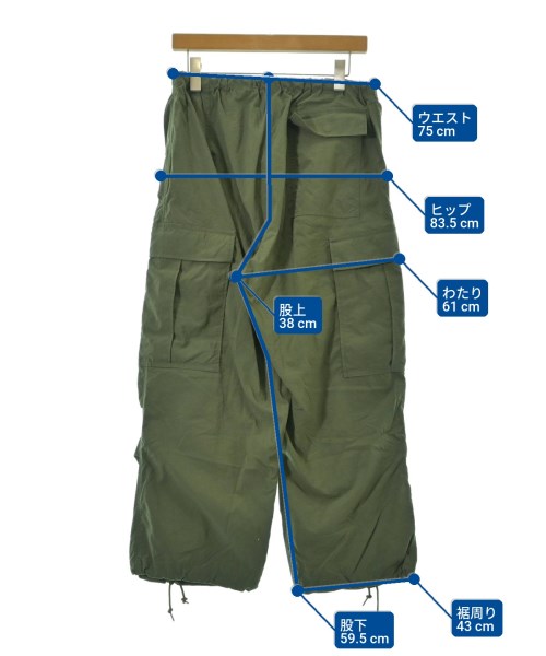 BEAMS PLUS กางเกงมีกระเป๋าข้างกางเกง2-4 กระเป๋า