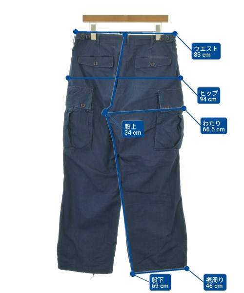BEAMS PLUS กางเกงมีกระเป๋าข้างกางเกง2-4 กระเป๋า
